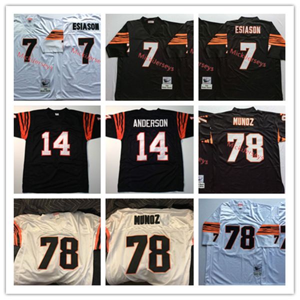 mens retired player #14 ken anderson jersey stitched white black vintage #7 boomer esiason jersey #78 anthony munoz jersey m-3xl, Black;red
mens retired player #14 ken anderson jersey stitched white black vintage #7 boomer esiason jersey #78 anthony munoz jersey m-3xl, Black;red