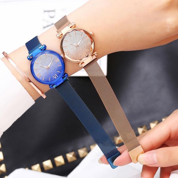 luxury magnetic ladies watches mesh band roman quartz women watch female wristwatch hours clock zegarek damski montre femme, Slivery;brown
luxury magnetic ladies watches mesh band roman quartz women watch female wristwatch hours clock zegarek damski montre femme, Slivery;brown