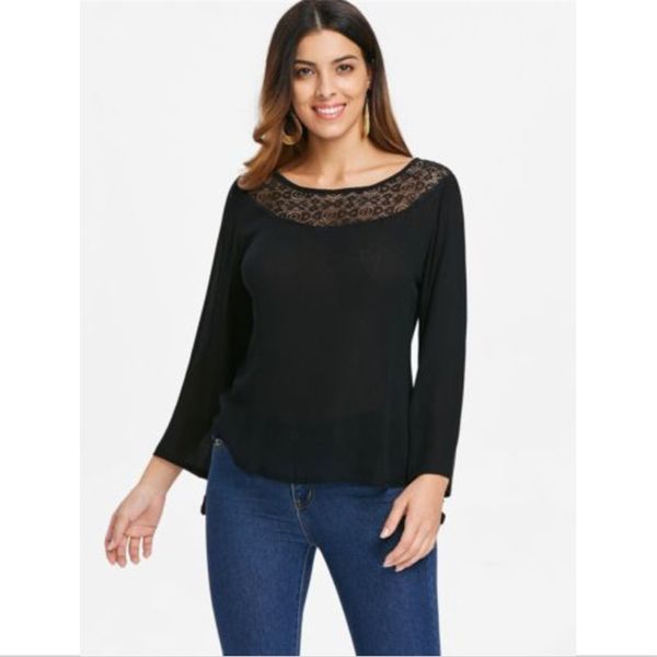 newly design cotton street autumn 2019 new long sleeve casual loose female t-shirt black plus size xxl, White
newly design cotton street autumn 2019 new long sleeve casual loose female t-shirt black plus size xxl, White