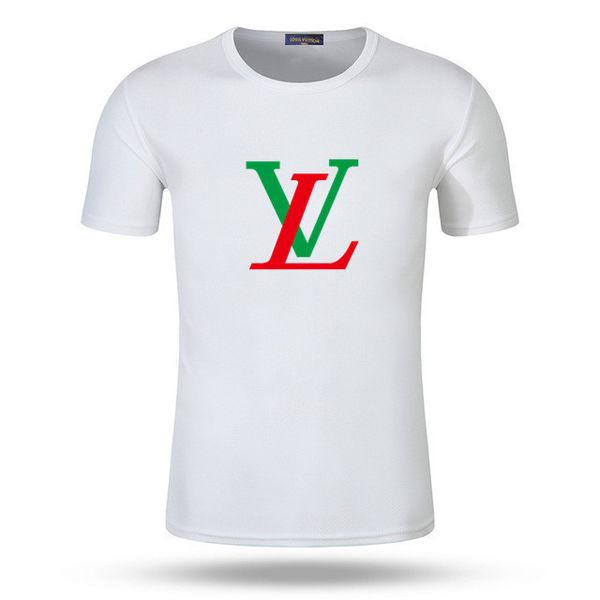 new french fashion men's and women's short sleeve t-shirt classic design color letter printing t-shirt repair height elastic cotto, White
new french fashion men's and women's short sleeve t-shirt classic design color letter printing t-shirt repair height elastic cotto, White