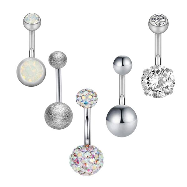 5x stainless steel nose lip tongue eyebrow tragus navel belly ring piercings, Slivery;golden
5x stainless steel nose lip tongue eyebrow tragus navel belly ring piercings, Slivery;golden