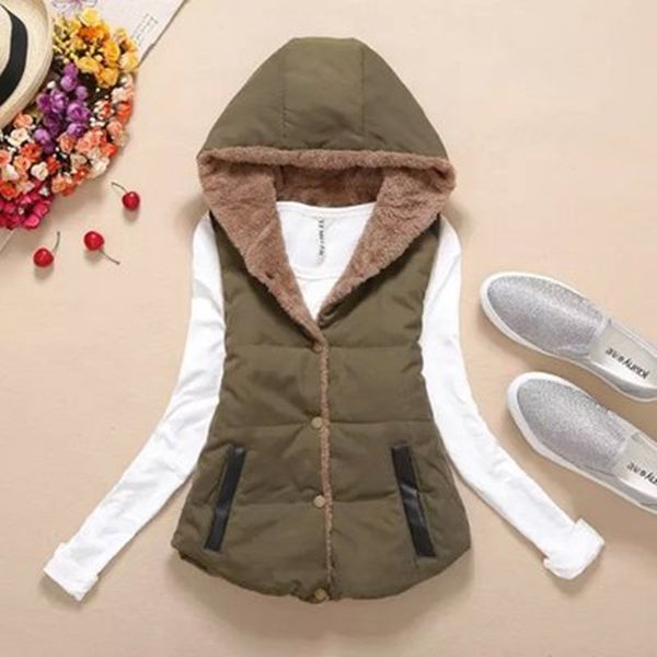 2018 new women winter vest casual female muti-color female coat xxl xxxl, Black;white
2018 new women winter vest casual female muti-color female coat xxl xxxl, Black;white
