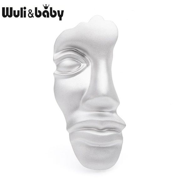 wuli&baby silver color half face brooches for women and men 3 colors 2019 new fashion brooch pins gifts pfuav, Black;gray
wuli&baby silver color half face brooches for women and men 3 colors 2019 new fashion brooch pins gifts pfuav, Black;gray