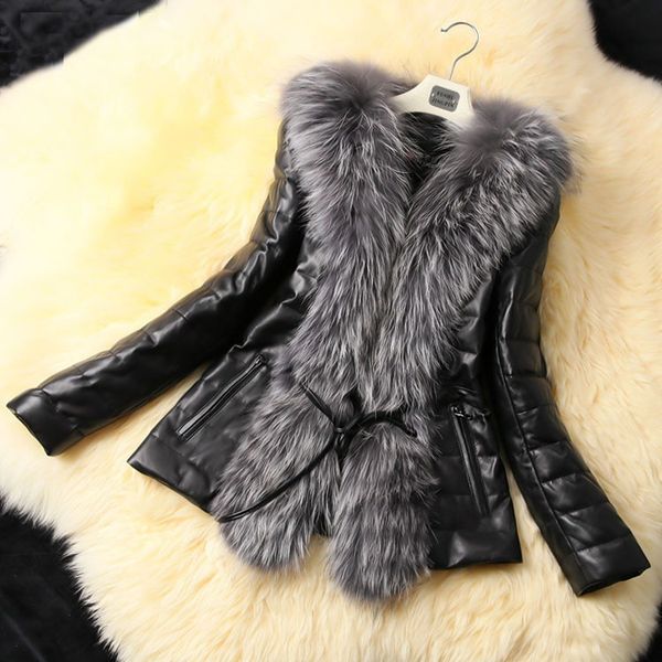 2018fasion special offer button solid design female fur vest leather outerwear plus size women coat, Black
2018fasion special offer button solid design female fur vest leather outerwear plus size women coat, Black