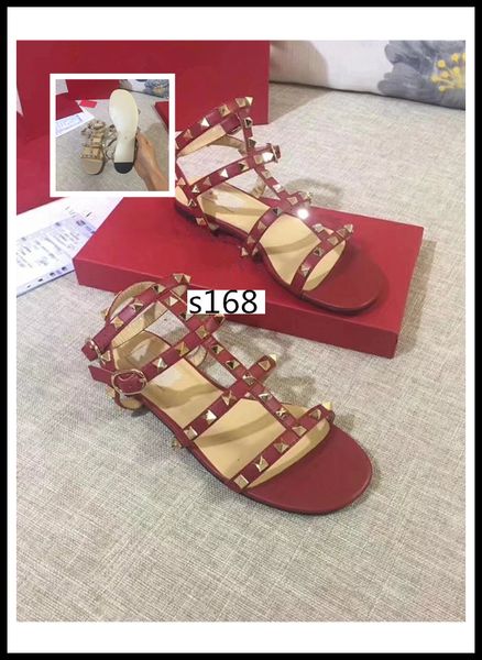 brand original box new european women's rivets sandals with rivets fashion sandals 6 color, Black
brand original box new european women's rivets sandals with rivets fashion sandals 6 color, Black