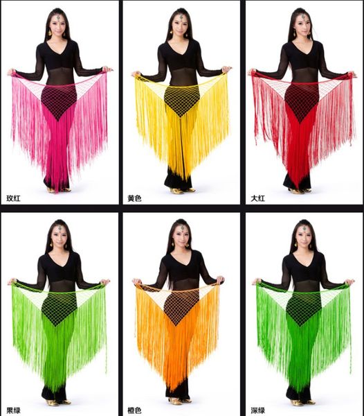 belly dance long tassels triangle hip shawl,argentina style fish net hip scarf, Black;red
belly dance long tassels triangle hip shawl,argentina style fish net hip scarf, Black;red