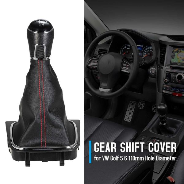 5 speed/6 speed gear knob shift stick gaiter cover replacement for 5 6 110mm hole diameter
5 speed/6 speed gear knob shift stick gaiter cover replacement for 5 6 110mm hole diameter
