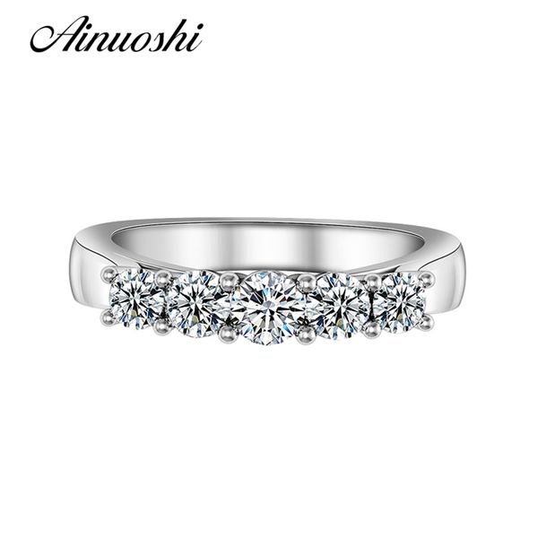 ainuoshi sona drill stones silver engagement wedding ring band round cut wholesale 925 sterling silver promise bridal ring gift y200106, Slivery;golden 
ainuoshi sona drill stones silver engagement wedding ring band round cut wholesale 925 sterling silver promise bridal ring gift y200106, Slivery;golden