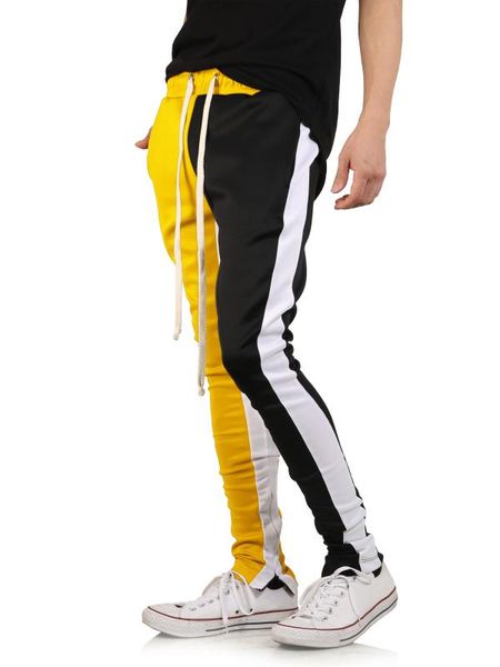 men's pants 2021 cotton mens long color block street patchwork zippers elastic hip casual pencil pant sweatpants trousers jogger, Black
men's pants 2021 cotton mens long color block street patchwork zippers elastic hip casual pencil pant sweatpants trousers jogger, Black
