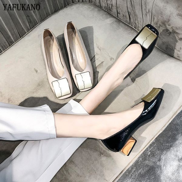 womens pumps retro wooden heel high heels 2020 design square toe metal buckle patent leather lady shoes size 32 33 43, Black
womens pumps retro wooden heel high heels 2020 design square toe metal buckle patent leather lady shoes size 32 33 43, Black