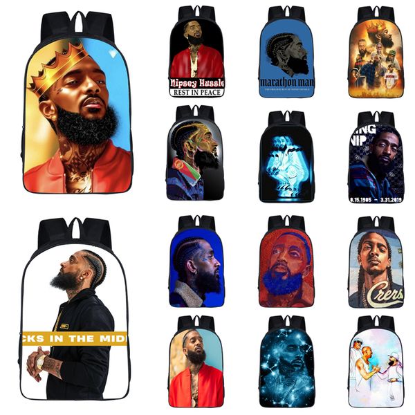 14 styles nipsey hussle rapper student backpack multi-function high-capacity backpack kids originality shoulder bag school bag dhl zjy618
14 styles nipsey hussle rapper student backpack multi-function high-capacity backpack kids originality shoulder bag school bag dhl zjy618