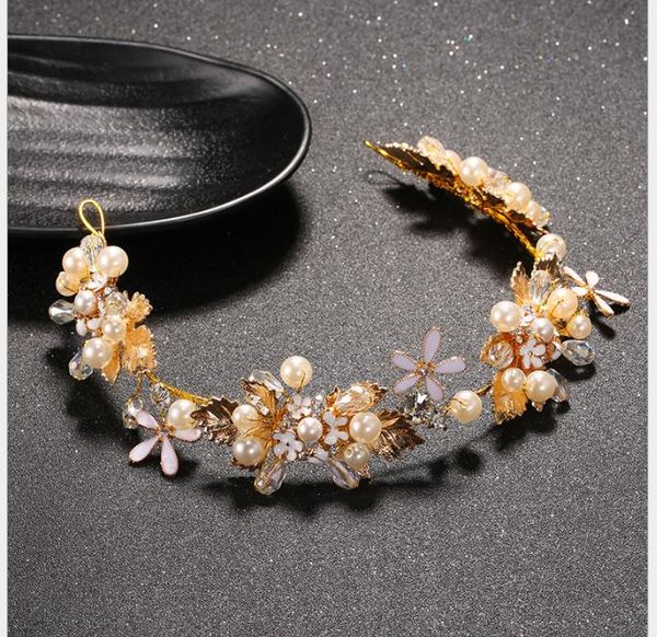 bride jewelry handmade crystal beads hair belt sweet bride marriage accessory headband, Slivery;golden
bride jewelry handmade crystal beads hair belt sweet bride marriage accessory headband, Slivery;golden