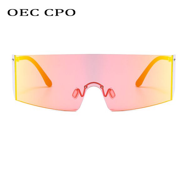 sunglasses oec cpo fashion rimless women men big flat glasses oversized female mirror goggle uv400 o596, White;black
sunglasses oec cpo fashion rimless women men big flat glasses oversized female mirror goggle uv400 o596, White;black