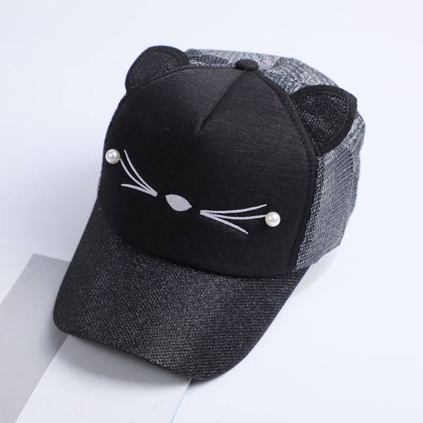 new women cat baseball cap with cute cat ears curved brim snapback hat face pearl cotton caps summer mesh hats, Blue;gray
new women cat baseball cap with cute cat ears curved brim snapback hat face pearl cotton caps summer mesh hats, Blue;gray