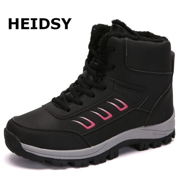 heidsy winter women warm snow boots non-slip wear female winter shoes fur ankle boots for woman botas lace up plush women, Black
heidsy winter women warm snow boots non-slip wear female winter shoes fur ankle boots for woman botas lace up plush women, Black