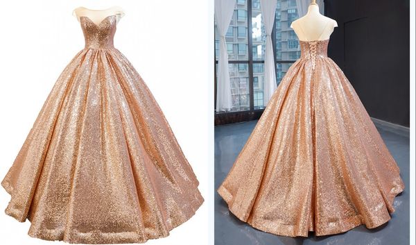 sparkly african rose gold sequins ball gown evening prom dresses sheer neck hollow back pleated quinceanera pageant formal dress gowns, Black;red
sparkly african rose gold sequins ball gown evening prom dresses sheer neck hollow back pleated quinceanera pageant formal dress gowns, Black;red