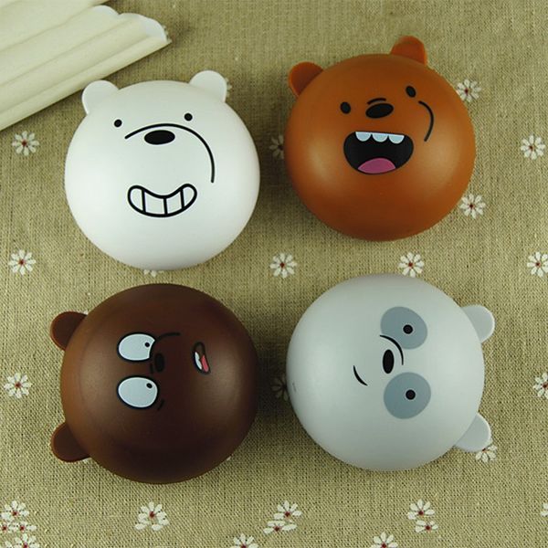 new design cartoon cute round milk bear portable contact lenses case kit women lens container box, Silver
new design cartoon cute round milk bear portable contact lenses case kit women lens container box, Silver
