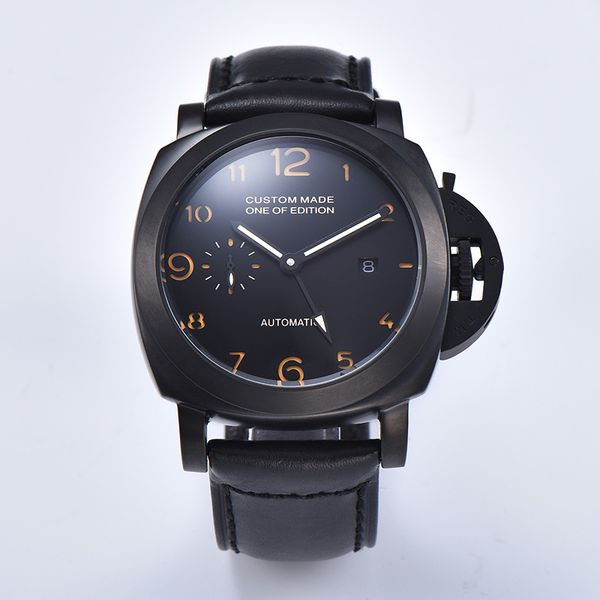 casual mens watch 44mm automatic mechanical watch for the men's waches men movement stainless steel luminous hands leather strap, Slivery;brown
casual mens watch 44mm automatic mechanical watch for the men's waches men movement stainless steel luminous hands leather strap, Slivery;brown