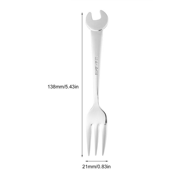 multifunctional stainless steel coffee dessert fork with wrench shape handle tableware for home flatware gift kitchen tool other dinnerware
multifunctional stainless steel coffee dessert fork with wrench shape handle tableware for home flatware gift kitchen tool other dinnerware