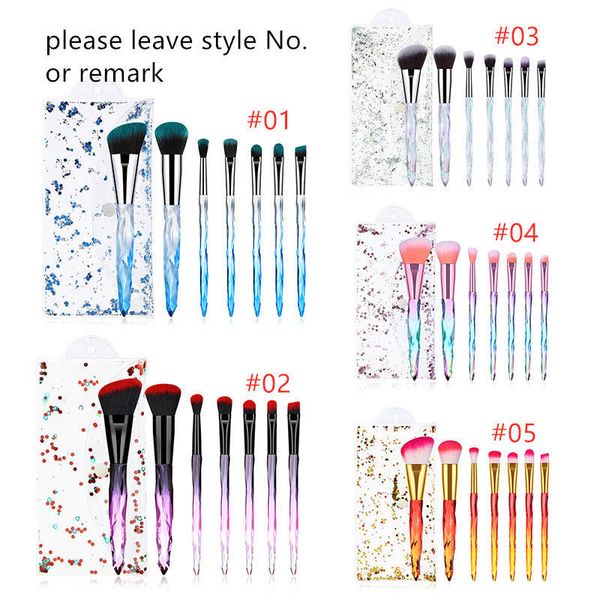 transparent crystal makeup brushes 7pcs/set with pvc bag eye shadow contour powder lip brush set cosmetic tool
transparent crystal makeup brushes 7pcs/set with pvc bag eye shadow contour powder lip brush set cosmetic tool