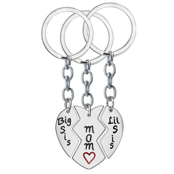 mom birthday gift from daughter - 3pcs stainless steel mother big sis little sis keychain gifts set for mother's day (stainless, Silver
mom birthday gift from daughter - 3pcs stainless steel mother big sis little sis keychain gifts set for mother's day (stainless, Silver