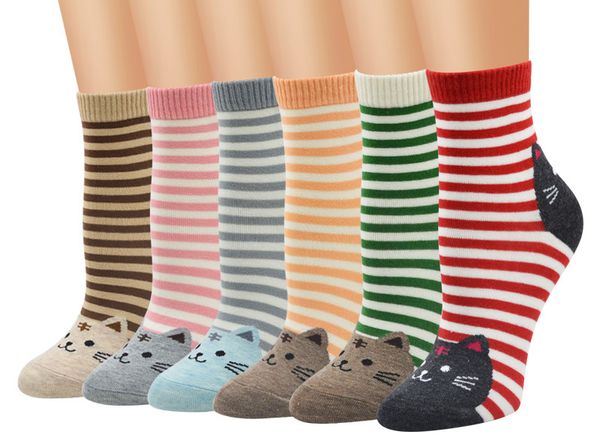 6 styles new fashion various style women men casual cotton socks cute cats winter autumn knit socks, Pink;yellow
6 styles new fashion various style women men casual cotton socks cute cats winter autumn knit socks, Pink;yellow