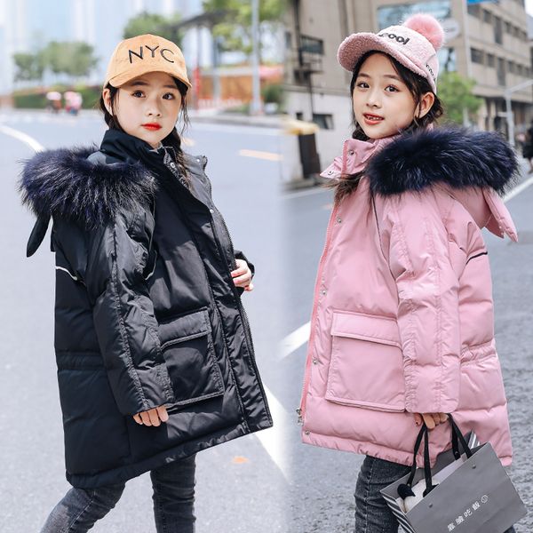 2019 girl down jackets fashion long design warm children down parkas coat fur kid teenager thick outerwear for cold winter, Blue;gray
2019 girl down jackets fashion long design warm children down parkas coat fur kid teenager thick outerwear for cold winter, Blue;gray