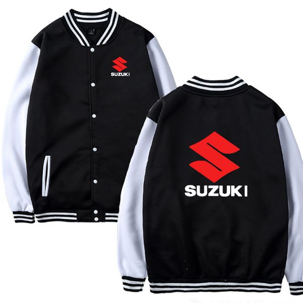 mens baseball jacket suzuki car logo print casual hip hop harajuku sweatshirts mens baseball uniform slim fit clothing, Black;brown
mens baseball jacket suzuki car logo print casual hip hop harajuku sweatshirts mens baseball uniform slim fit clothing, Black;brown