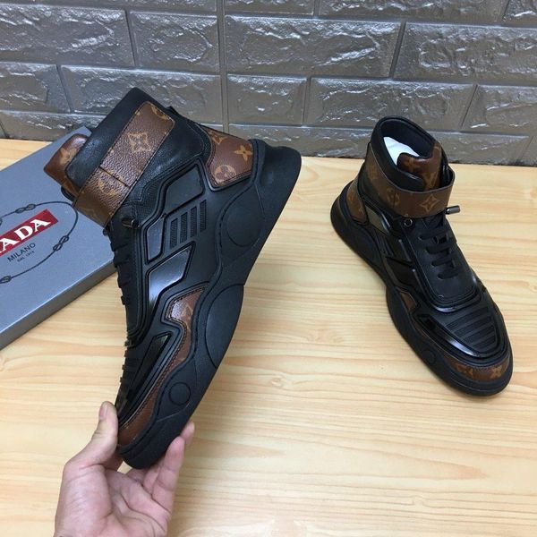 new17 fashion high men's shoes casual breathable sports personality men's shoes business comfortable travel men's boots zapat, Black
new17 fashion high men's shoes casual breathable sports personality men's shoes business comfortable travel men's boots zapat, Black