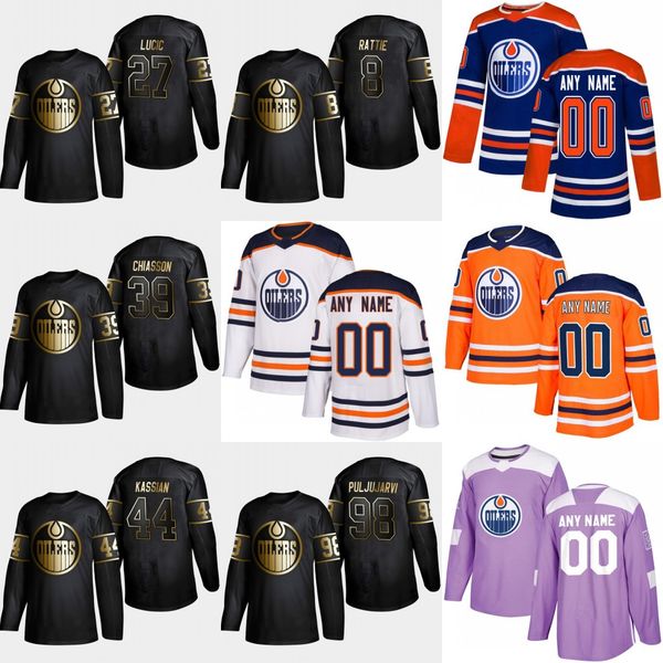 2019 golden edition edmonton oilers 98 jesse puljujarvi 44 zack kassian 39 alex chiasson 27 milan lucic 8 ty rattie hockey jersey, Black;red
2019 golden edition edmonton oilers 98 jesse puljujarvi 44 zack kassian 39 alex chiasson 27 milan lucic 8 ty rattie hockey jersey, Black;red