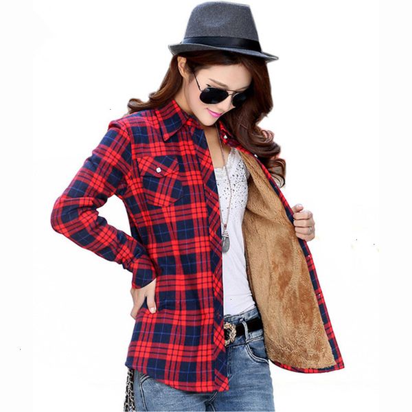 blouse woman ladies plaid women blusa autumn winter warm cotton long sleeve velvet plaid shirt blouses femininas flannel shirt, White
blouse woman ladies plaid women blusa autumn winter warm cotton long sleeve velvet plaid shirt blouses femininas flannel shirt, White