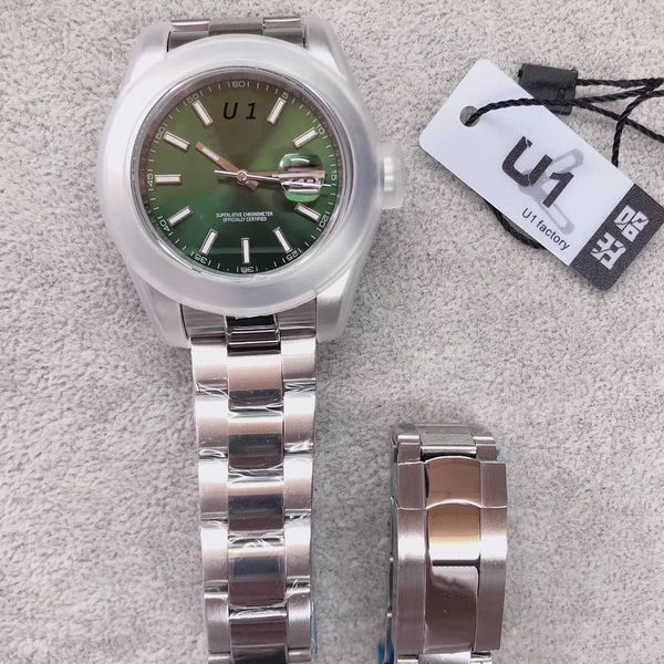 u1 factory datejust green 40mm 2813 fashion men automatic mechanical movement women gmt watch wristwatches casual wristwatches, Slivery;brown
u1 factory datejust green 40mm 2813 fashion men automatic mechanical movement women gmt watch wristwatches casual wristwatches, Slivery;brown