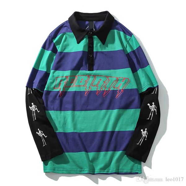 big striped skulls hip hip t-shirt long sleeve 2019 turn-down collar men's tshirts funny printed street tee shirts
big striped skulls hip hip t-shirt long sleeve 2019 turn-down collar men's tshirts funny printed street tee shirts
