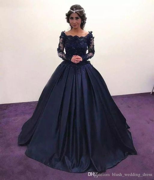 plus size sparkly vintage evening dresses long sleeves beads crystals ruffled sweep train plus size arabic navy blue lace formal prom gowns, Black;red
plus size sparkly vintage evening dresses long sleeves beads crystals ruffled sweep train plus size arabic navy blue lace formal prom gowns, Black;red