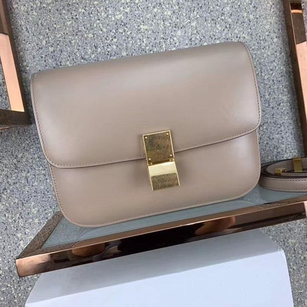 24cm simple box bag multi color crossbody bag women gift bag