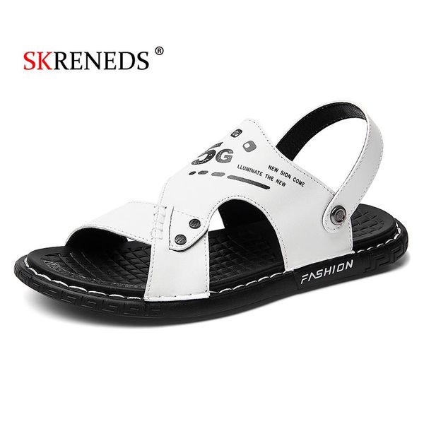 sandals skreneds2021 men genuine leather summer non-slip men's shoes outdoor breathable beach flip flops big size, Black
sandals skreneds2021 men genuine leather summer non-slip men's shoes outdoor breathable beach flip flops big size, Black