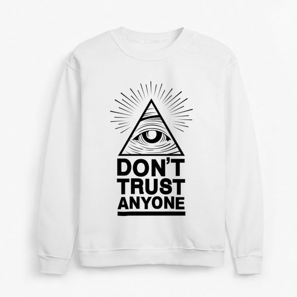 autumn winter fleece hoodies illuminati all seeing eye 2019 new harajuku clothing man dont trust anyone sweatshirt men pullovers, Black
autumn winter fleece hoodies illuminati all seeing eye 2019 new harajuku clothing man dont trust anyone sweatshirt men pullovers, Black
