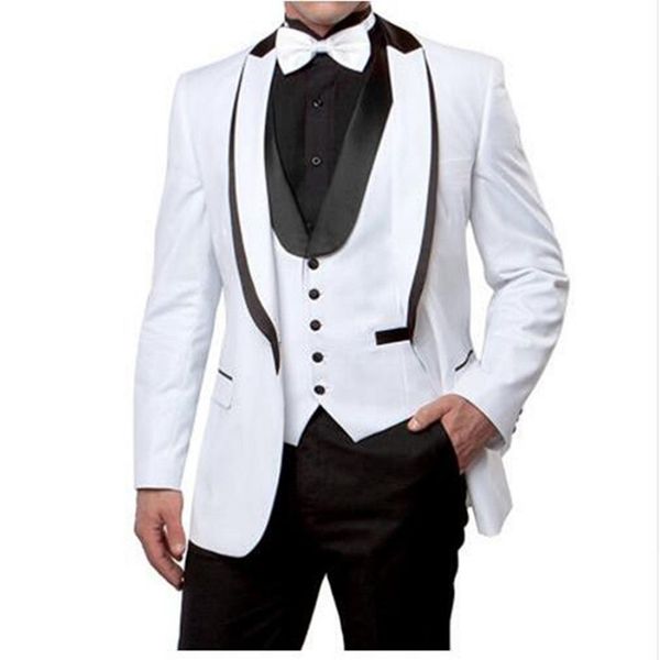 setwelldrees 3 pieces set wedding suit white formal tuxedos suits blazer fashion business custom made suits(jacket+pant+vest, Black;gray
setwelldrees 3 pieces set wedding suit white formal tuxedos suits blazer fashion business custom made suits(jacket+pant+vest, Black;gray