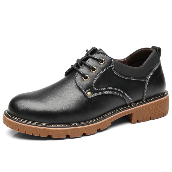 vancat men casual sheos 2018 new genuine leather flat shoes men oxford fashion lace up men's shoes work shoe, Black
vancat men casual sheos 2018 new genuine leather flat shoes men oxford fashion lace up men's shoes work shoe, Black
