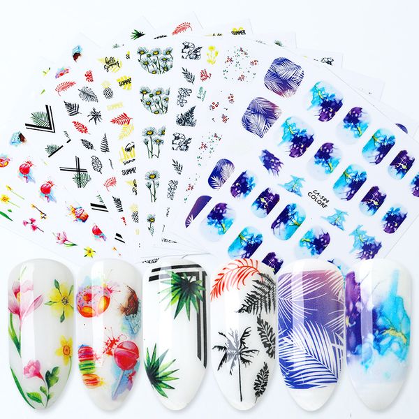 colorful 3d nail art sticker summer flower leaf cake mixed patterns nail transfer stickers for diy design decorations, Black
colorful 3d nail art sticker summer flower leaf cake mixed patterns nail transfer stickers for diy design decorations, Black