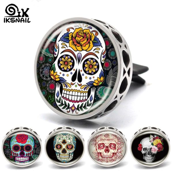 iksnail car air freshener auto air outlet fragrant essential oil clip ornate skull p design stainless steel perfume diffuser
iksnail car air freshener auto air outlet fragrant essential oil clip ornate skull p design stainless steel perfume diffuser
