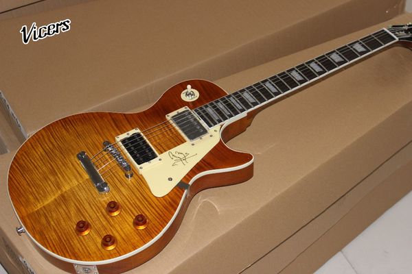 custom shop,standard custom electric guitar.rosewood fingerboard. 1959 r9 guitaar.tiger flame maple guitar
custom shop,standard custom electric guitar.rosewood fingerboard. 1959 r9 guitaar.tiger flame maple guitar