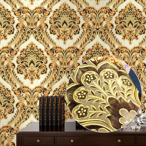 luxury european style damask wallpaper roll for walls 3d floral embossed textured pvc vinyl wall paper for living room
luxury european style damask wallpaper roll for walls 3d floral embossed textured pvc vinyl wall paper for living room