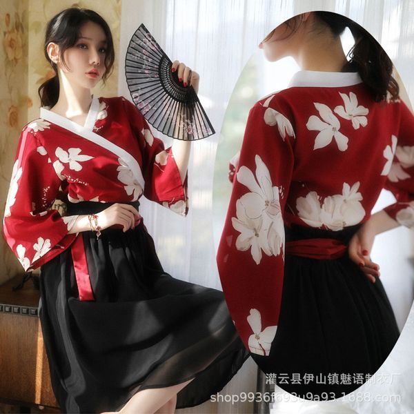 japanese classical chinese clothing printing high waist long skirt uniform suit temptation trumpet sleeve female kimono, Red
japanese classical chinese clothing printing high waist long skirt uniform suit temptation trumpet sleeve female kimono, Red