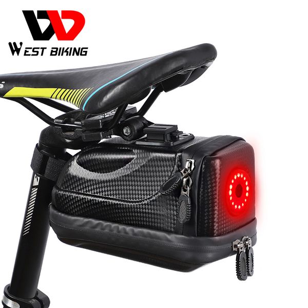 west biking waterproof bike saddle bag with usb rechargeable tail light mtb road bicycle pannier basket cycling accessories
west biking waterproof bike saddle bag with usb rechargeable tail light mtb road bicycle pannier basket cycling accessories
