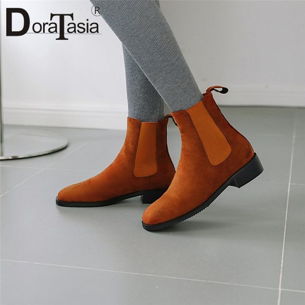 doratasia new fashion plus size 33-46 women ankle boots ladies chunky heels shoes woman casual office autumn winter boots shoes, Black
doratasia new fashion plus size 33-46 women ankle boots ladies chunky heels shoes woman casual office autumn winter boots shoes, Black