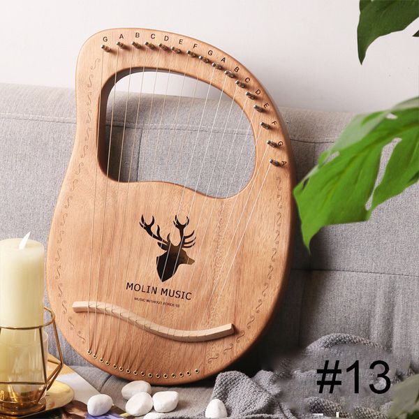 16-tone log lyre portable musical instrument 16-strings solid wood veneer lyre stringed instrument zj55
16-tone log lyre portable musical instrument 16-strings solid wood veneer lyre stringed instrument zj55