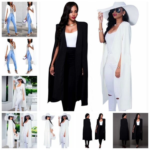 capes 2021 european american fashion pure color sleeveless personality style long suit jacket.support mixed batch, Black
capes 2021 european american fashion pure color sleeveless personality style long suit jacket.support mixed batch, Black