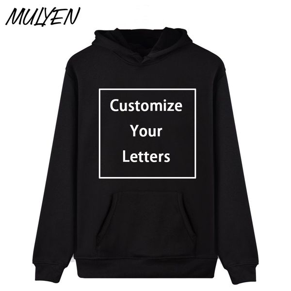mulyen novelty custom made design hoodies men women plain logo diy sweatshirt customized fleece hip hop brand clothing, Black
mulyen novelty custom made design hoodies men women plain logo diy sweatshirt customized fleece hip hop brand clothing, Black