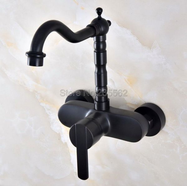 black oil rubbed brass kitchen sink faucet wall mounted single handle bathroom basin cold and mixer tap lnf839 
black oil rubbed brass kitchen sink faucet wall mounted single handle bathroom basin cold and mixer tap lnf839